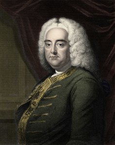 Retrato de George Frederick Handel (Georg Friedrich Handel) de Unknown artist