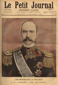Retrato de Jorge I, Rey de Grecia (1845-1913). Grabado en "Le petit journal" 10/11/1895. Colección Selva. de Unknown artist