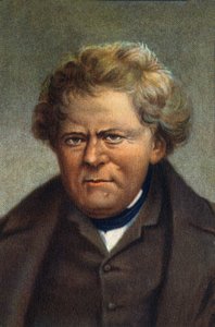 Retrato de George OHM Físico alemán (impresión)