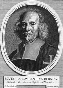 Retrato de Gian Lorenzo (Gianlorenzo) Bernini conocido como El Bernini (1598-1680), escultor, pintor y arquitecto italiano. Grabado por Arnold Van Westerhout de 1682. de Unknown artist