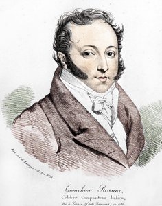 Retrato de Gioacchino Rossini (1792-1868). de Unknown artist