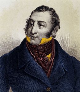 Retrato de Gioacchino Rossini (1792-1868) (grabado) de Unknown artist