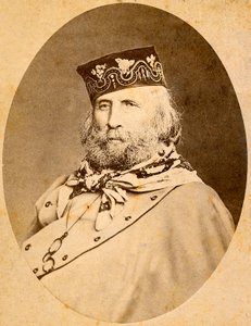 Retrato de Giuseppe Garibaldi 1875