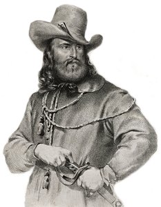 Retrato de Giuseppe Garibaldi (1807-1882), General, patriota italiano y líder de Unknown artist