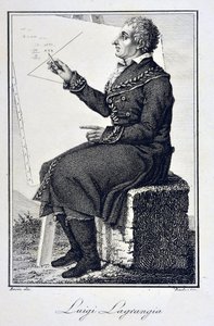 Retrato de Giuseppe Ludovico De la Grange Tournier (1736 - 1813) - Retrato de Joseph Louis, Conde de Lagrange (1736-1813), matemático francés