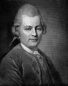 Retrato de Gotthold Ephraim Lessing (1729 - 1781) escritor y dramaturgo alemán de Unknown artist