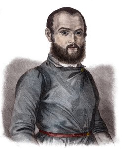 Retrato de Gustav von Struve (1805-1870) político alemán, abogado y publicista - Gustav von Struve (1805-1870) abogado, periodista y político alemán de Unknown artist