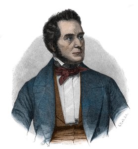 Retrato de Heinrich Wilhelm August Freiherr von Gagern (1799-1880), estadista que abogó por la unificación de Alemania
