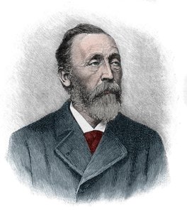 Retrato de Heinrich von Stephan (1831-1897) director general de correos del Imperio Alemán de Unknown artist
