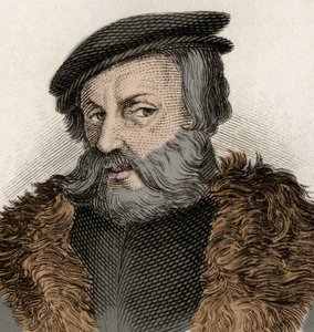 Retrato de Hernán Cortés (1485-1547), conquistador español