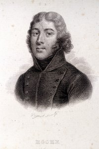 Retrato de Hoche, grabado del siglo XIX de Unknown artist