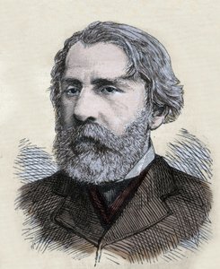 Retrato de Iván Turguéniev de Unknown artist