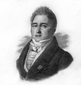 Retrato de Jacques Laffitte (1767-1844), banquero y político francés, grabado del siglo XIX de Unknown artist