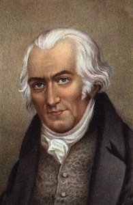 Retrato de James Watt, ingeniero escocés. de Unknown Artist