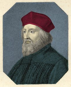 Retrato de Jan Hus (o Jean Huss) de Unknown artist