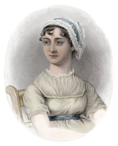 Retrato de Jane Austen (1775-1817) de Unknown artist