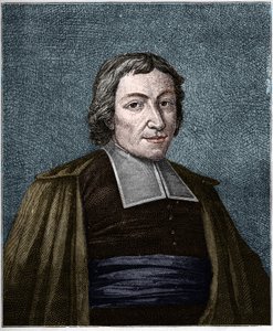 Retrato de Jean Baptiste De La Salle (Jean-Baptiste) (1651-1719) religioso francés, fundador de la congregación de los Hermanos de las Escuelas Cristianas. Grabado del siglo XIX. de Unknown artist