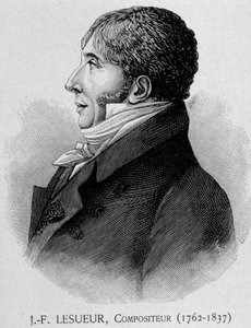 Retrato de Jean François Lesueur (1762 - 1837), compositor francés de Unknown artist