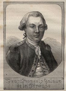 Retrato de Jean Francois de Galaup, Conde de La Perouse (1741-1788) - ilustración tomada de "The Great Mariners of the 18th century" de Unknown artist