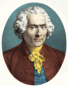 Retrato de Jean Jacques Rousseau (1712-1778). de Unknown artist