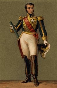 Retrato de Jean Lannes, Duque de Montebello (1769-1809), Mariscal de Francia. Cromolitografía del siglo XIX de Unknown artist