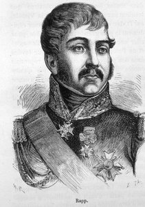 Retrato de Jean Rapp (1772 - 1821). Grabado de finales del siglo XIX en “Histoire de France” de H. Martin. de Unknown artist