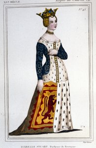 Retrato de Jeanne - Isabelle Stuart (1426-1494/9), duquesa de Bretaña. de Unknown artist
