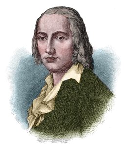 Retrato de Johann Christian Friedrich Hölderlin (1770-1843), poeta y pensador romántico alemán de Unknown artist