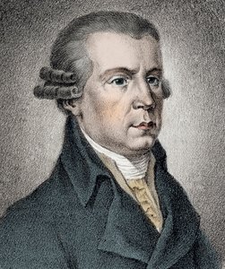 Retrato de Johann Georg Albrechtsberger (1736-1809) músico austriaco de Unknown artist