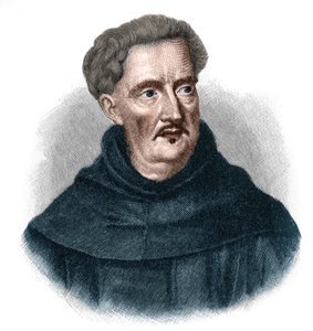 Retrato de Johann Ulrich Megerle, conocido como Abraham a Sancta (Santa) Clara 1607-1680. Predicador popular del barroco austriaco