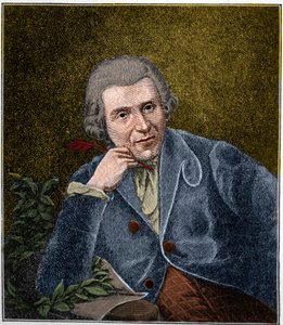 Retrato de Johann Wilhelm Ludwig Gleim (1719-1803) poeta alemán.