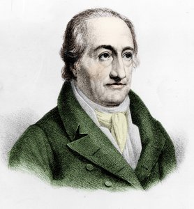 Retrato de Johann Wolfgang Von Goethe (1749-1832). de Unknown artist