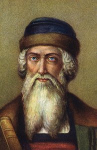 Retrato de Johannes Gensfleisch dit Gutenberg, impresor alemán.