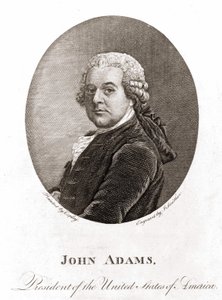 Retrato de John Adams (1735 - 1826), 2º Presidente de los Estados Unidos (1797 - 1801). Grabado s.d. siglo XIX. de Unknown artist