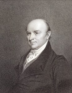 Retrato de John Quincy Adams (1767 - 1848), hijo del Presidente John Adams y Presidente de los Estados Unidos (1825 - 1829). Grabado s.d. siglo XIX de Unknown artist