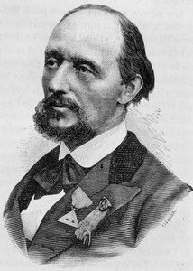 Retrato de Jules Bergeret (1839 - 1905). Grabado de finales del siglo XIX en “Historia de Francia” de H. Martin. de Unknown artist