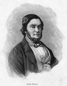 Retrato de Jules Favre (1809 -1880), político francés de Unknown artist
