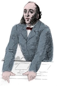 Retrato de Jules Ferry (1832-1893), político francés. Grabado en "Le Monde Illustré" de Unknown artist