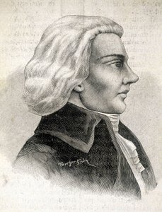 Retrato de Julien-Louis Geoffroy, crítico (1743 - 1814) - en "Los Contemporáneos", s.f. finales del siglo XIX de Unknown artist