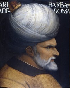 Retrato de Khayr Al-Din Barbarroja, fundador con su hermano de la Regencia de Argel