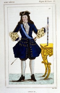 Retrato del rey Luis XV (1710-1774). de Unknown artist