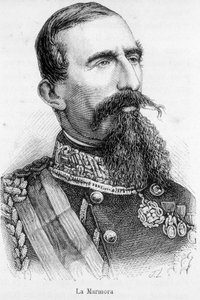 Retrato de La Alfonso Ferrero, Caballero La Marmora, Presidente del Consejo del Reino de Italia (1864-1866).