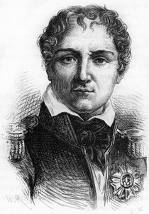 Retrato de Laurent Gouvion Saint Cyr (1764 - 1830). Grabado de finales del siglo XIX en 