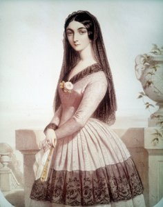 Retrato de Lola Montes o Montez (o María Dolores Gilbert) (1818-1861), favorita de Luis I de Baviera de Unknown artist