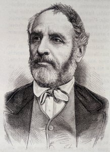Retrato de Louis Charles Delescluze, periodista y político francés (1809-1871) de Unknown artist