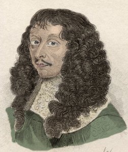 Retrato de Luis II de Borbón, Príncipe de Condé (Bourbon-Conde) (Gran Condé) o Duque de Enghien (1621-1686), general francés. Grabado del siglo XIX.