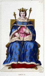 Retrato de Luis IX o San Luis (1214 - 1270) de Unknown artist