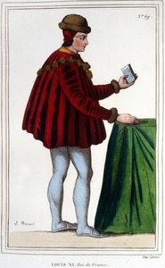 Retrato de Luis XI (1423 - 1483), Rey de Francia.
