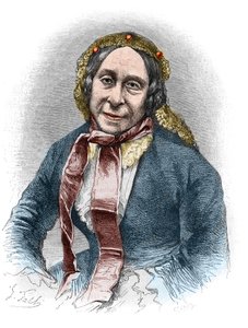 Retrato de Madame Desbordes Valmore (Marceline Felicite Josephine Desbordes-Valmore) de Unknown artist