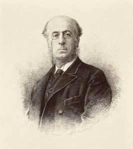 Retrato de Manuel Silvela y La Vielleuze (1830-1892), político español. Madrid. Biblioteca Nacional. Grabado de Unknown artist